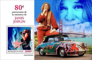 2024/03 - NIGER  - JANIS JOPLIN  II     1V    MNH **