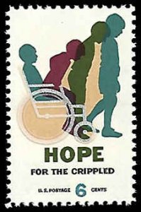 PCBstamps   US #1385 6c Crippled Children, MNH, (17)