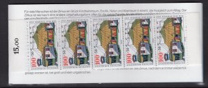 Germany  #B681  100+50 MNH booklet1989 big top