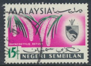 Negri Sembilan  SC# 81 Used  Orchids Flowers see details & scans