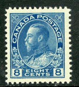 Canada 1925 KGV Admiral 10¢ Blue Scott #115 MNH V10