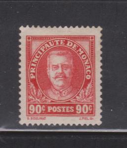 MONACO Scott # 119 - Mint Hinged - 90 Cent Definitive Issue
