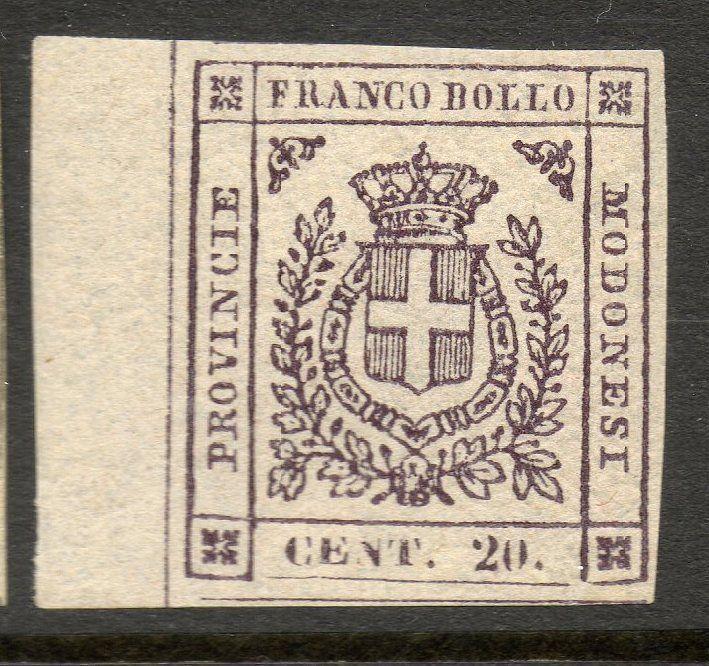 Italian State MODENA Scott #12a VF Mint OG Stamp CV $4000