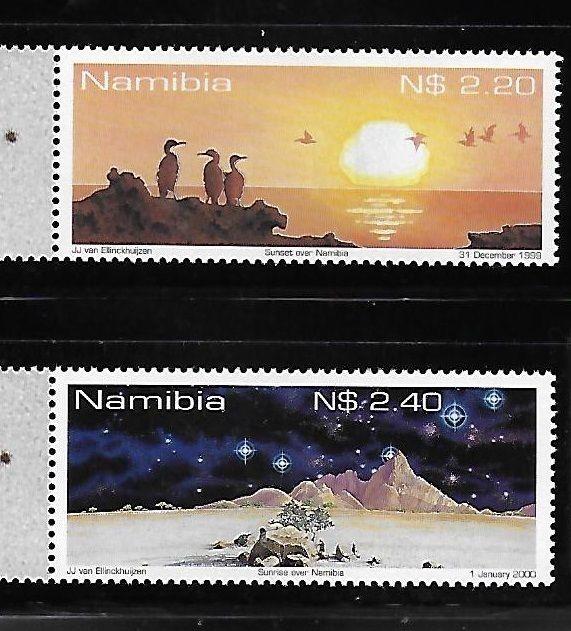 Namibia 1999-2000 Sunset Sunrise MNH A646