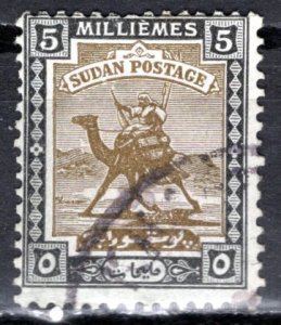 Sudan 1927: Sc. # 40; Used Single Stamp