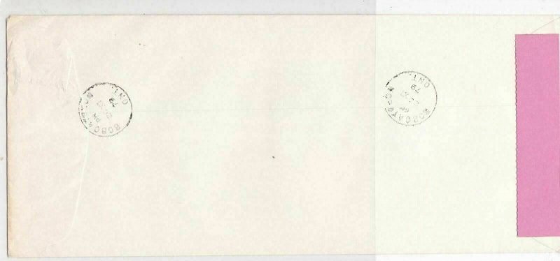 Canada 1979 Robert j Walker Solicitor Registered Multiple Stamps Cover ref 22046