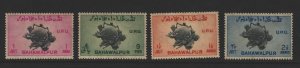 Bahawalpur Sc#26-29 MNH - toning