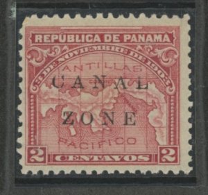 Canal Zone #10 Unused Single