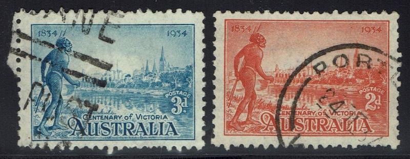 Australia SG# 147 & 148 - Used - Lot 022116