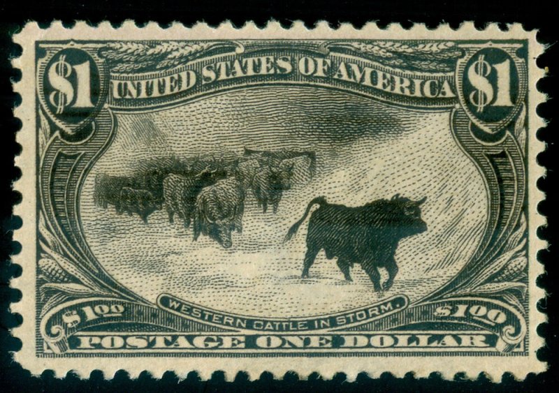 MOMEN: US STAMPS #292 MINT OG H LOT #70293