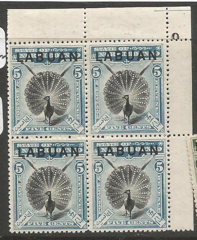 Labuan SG 114 Sheet # Block of 4 MNH (1cwt)