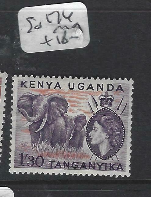 KENYA, UGANDA, TANGANYIKA   (PP0106B)  QEII  1/30   SG 174   MOG