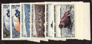 FSA SC #2-7 MNH 1956 Penguins, New Amsterdam, Seals CV $28.70