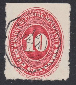 MEXICO  10c Numeral - FRENCH MAIL BOAT CANCEL...............................F808