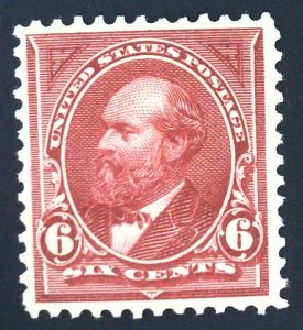 Scott #282 - VF - 6c Lake - Garfield - OG HR - 1898