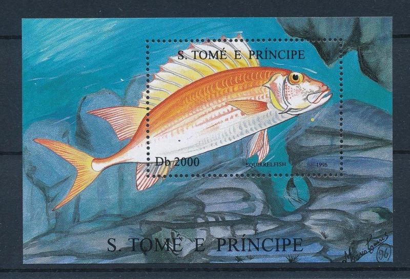 [27118] Sao Tome & Principe 1996 Marine Life Squirrel Fish MNH Sheet