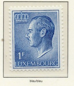 Luxembourg 1974-82 Early Issue Fine Mint Hinged 1F. NW-141598