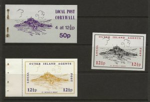 GB 1971 Postal strike, Outer Island Agents St Michaels Mount.(see description)