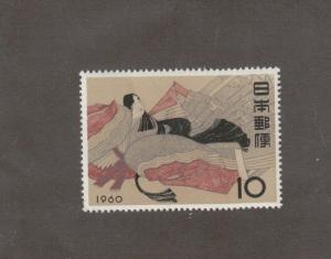 Japan Scott 692 -  Stamp Week. Single.  MNH. OG  #02 JAP692