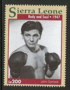 Sierra Leone 1993 Body & Soul - John Garfield Sc 1610c Boxing Movies Stars Ci...