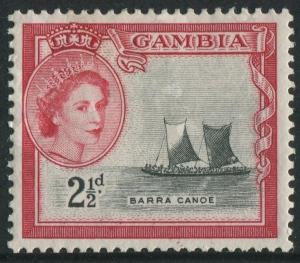 GAMBIA 1953 - 2½d MH