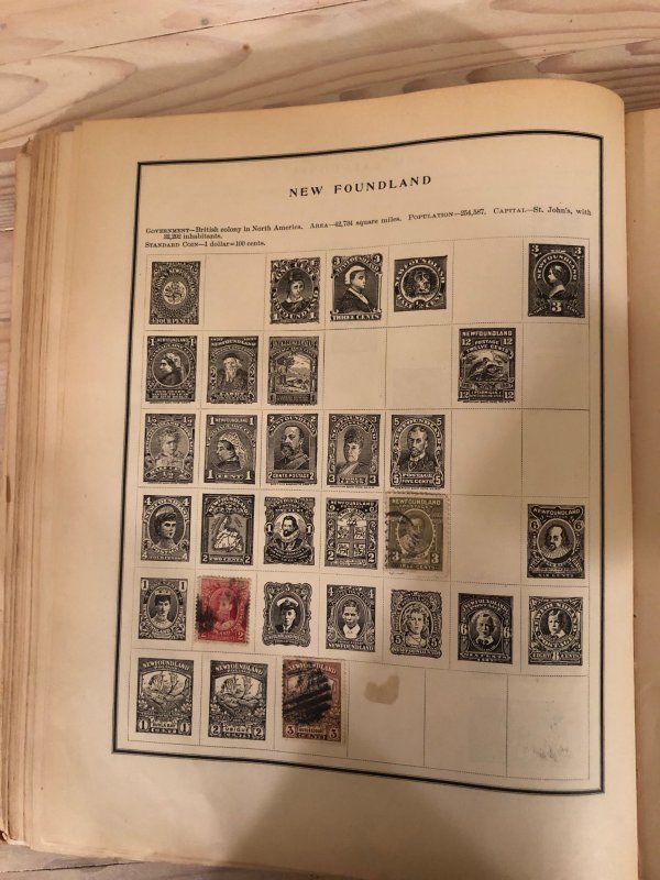 Modern Stamp Album Circa 1921