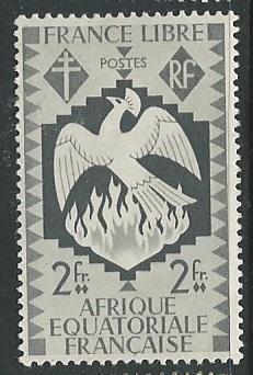 French Equatorial Africa + Scott # 150 - MH