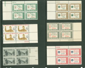 United States #1140/1149 Mint (NH) Plate Block
