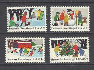 U.S. Sc.# 2027-30 mint unhinged set