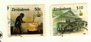 Zimbabwe #729, 735 used