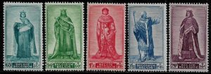 Belgium #B437-41 MNH Set - Victims of World War II (b)