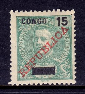 Portuguese Congo - Scott #57 - MH - Pulled perf, a bit of creasing - SCV $2.00