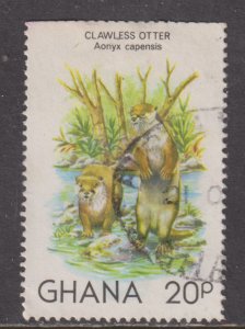 Ghana 782 Clawless Otter 1982