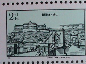 ​HUNGARY  :1971 SC#B288- BUDAPEST'71 INTERNATIONAL STAMPS SHOW MNH S/S-VF