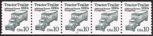 Scott 2458 10¢ Tractor Trailer PNC/5 Plate #22 , MNH