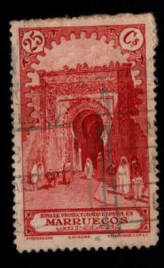 Spanish Morocco Scott 100 Used stamp