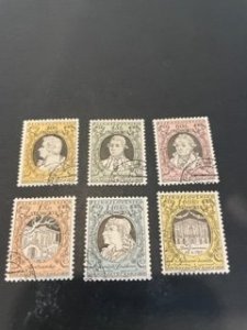 Czechoslovakia sc 750-755 u comp set