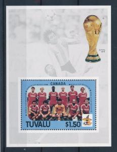 [60834] Tuvalu 1986 World Cup Soccer Football Mexico MNH Sheet