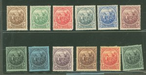 St. Helena #152-164 Unused