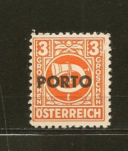Austria J189 Postage Due Mint Hinged