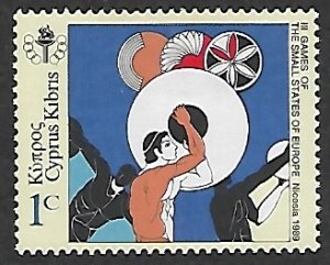 Cyprus # 717 - Discus Thrower - used.....{ZW10}