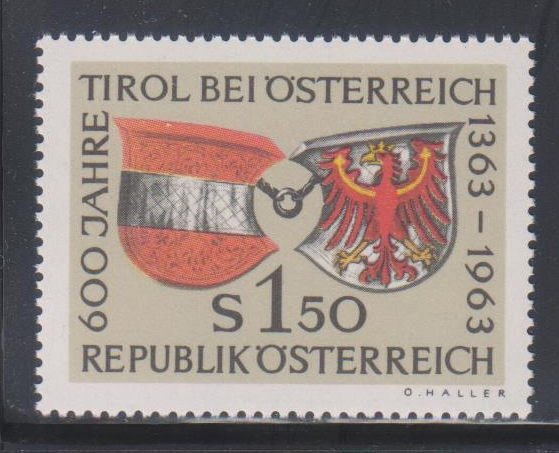 Austria, 1.50s Arms (SC# 708) MNH