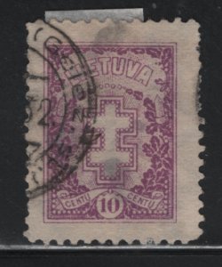 Lithuania 213 Double-Barred Cross 1927