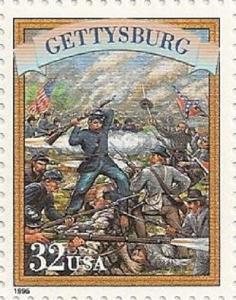 US 2975t Civil War Battle of Gettysburg 32c single MNH 1995