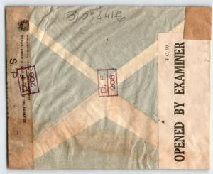 Brazil 1940s Dual Censor Cover to Costa Rica - Z13649