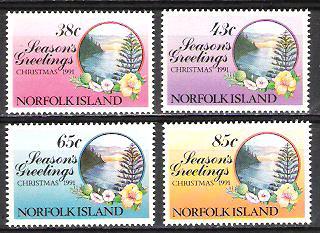 Norfolk Is. 510-3 MNH Set - Christmas 1991