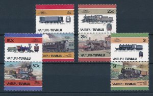 [113802] Tuvalu Vaitupu 1986 Railway trains Eisenbahn Locomotives  MNH