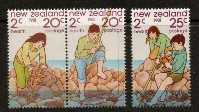 NEW ZEALAND SG1249/51 1981 HEALTH STAMPS MNH 