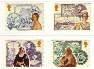 Great Britain Sc 1188-1191 1987 Victoria 150 yrs stamp set mint NH