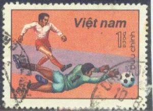 VIET NAM-NORTH 1187 Used 1982 Soccer